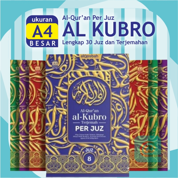 Al Quran Per Juz BESAR A4 AL KUBRO Alqosbah Alquran Hafalan TERJEMAHAN. PROMO