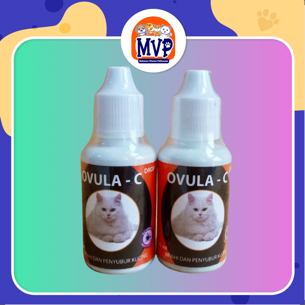 Ovula Cat Drop 30 Ml - Mempercepat Kawin & Tingkatkan Kesuburan -  Kandungan & Stamina Kucing