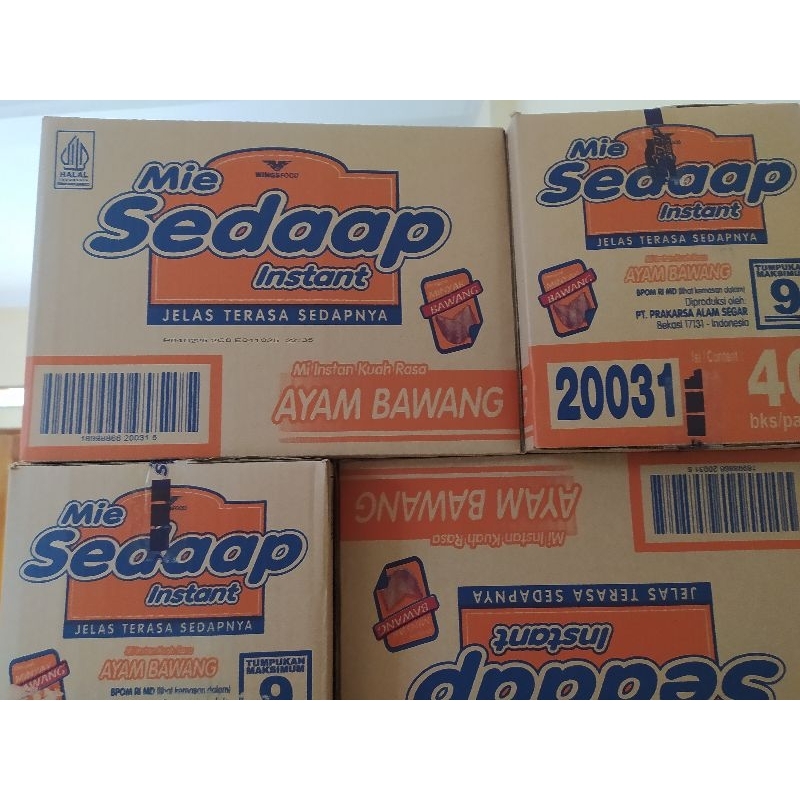 

Mie Sedaap Instan Ayam Bawang Bag 75 gr x 40