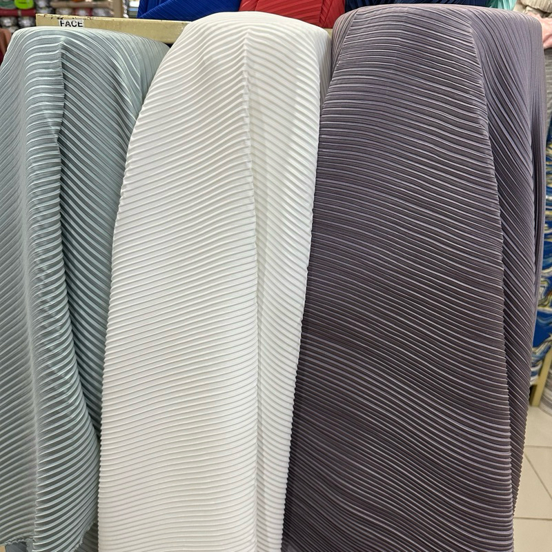 bahan kain plisket  ( harga per meter )