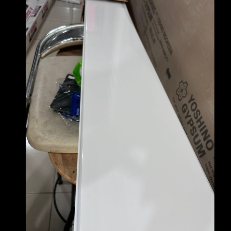 Plafon PVC Putih 4mtr || Merk KIMI | KUALITAS TKDN ( MEDAN ONLY )