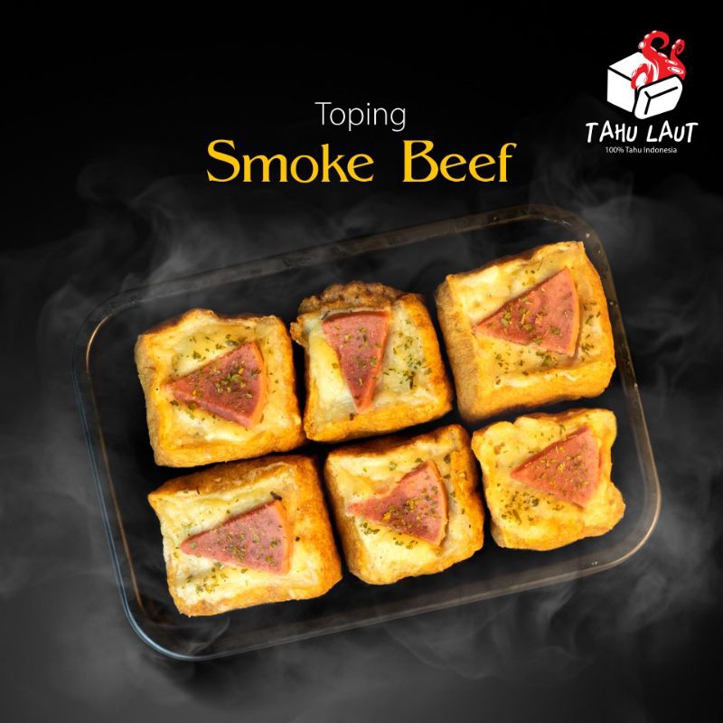 

Tahu Panggang Toping Smoke Beef