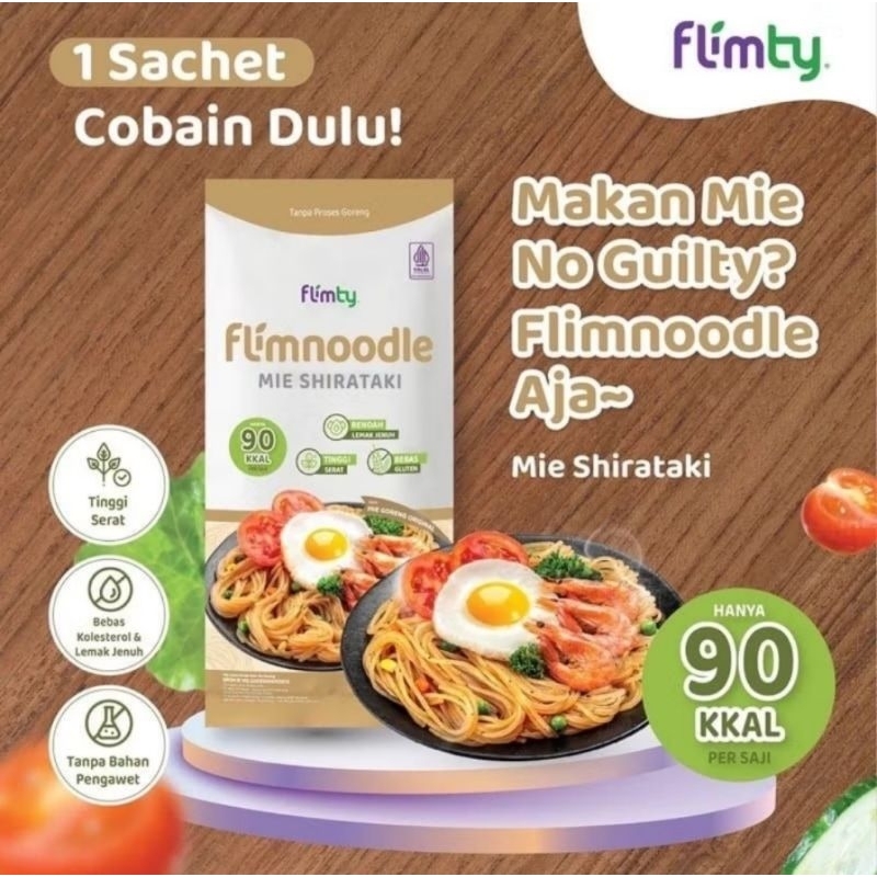 

Flimnoodle Mie Shirataki 70gr
