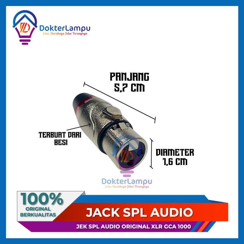 SPL Audio Jack XLR GCA 1000