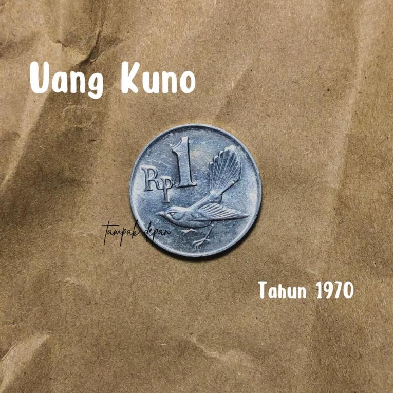 koleksi uang logam KUNO RP 1 Tahun 1970