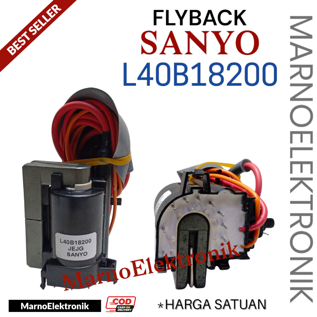 PLAYBACK FLYBACK SANYO 25 INCH 29 INCH L40B18200 FBT SANYO L40B18200 NEW ASLI ORIGINAL ORI