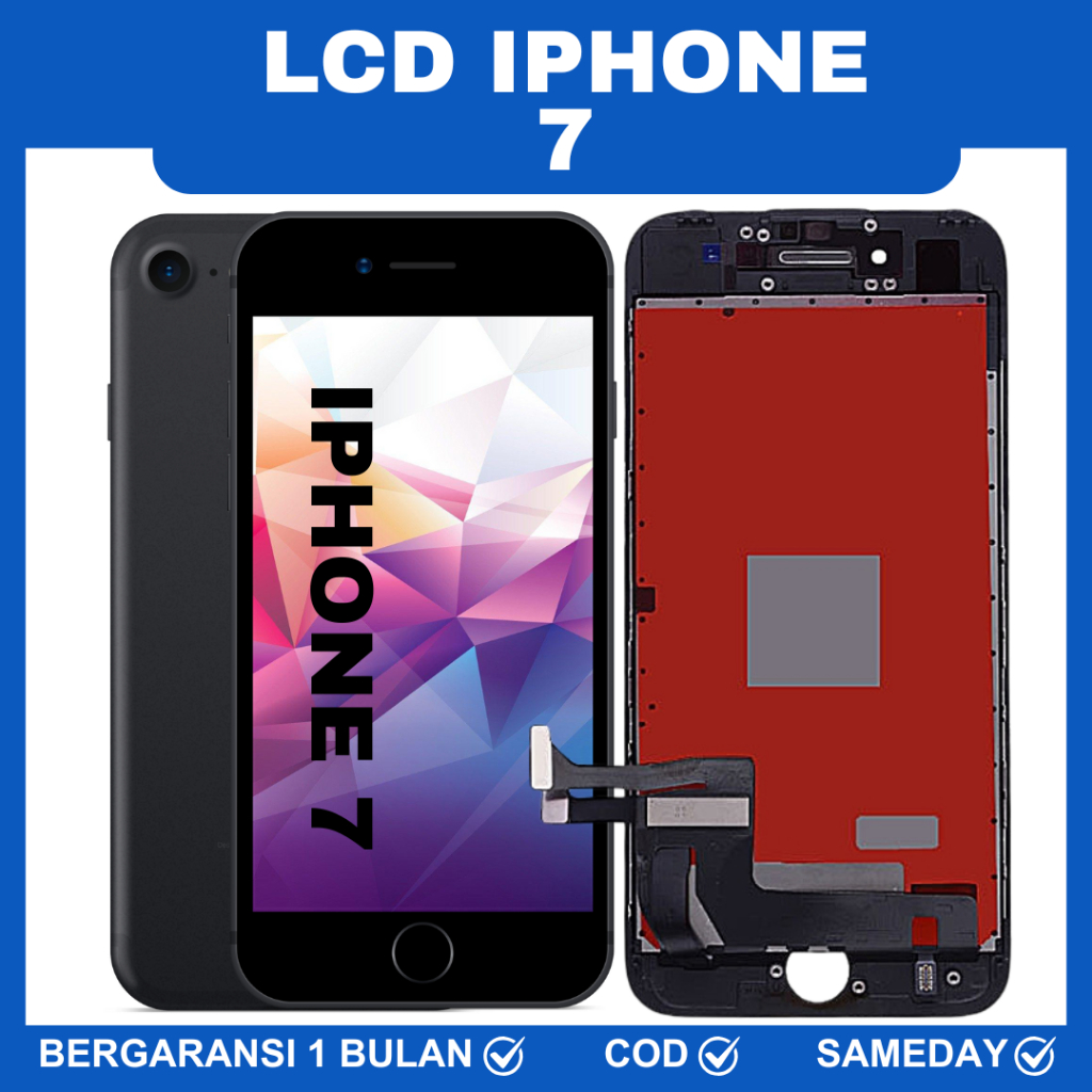 LCD IP 7 7G FULLSET / LCD TOUCHSCREEN IPHONE 7 ORIGINAL BERGARANSI COMPATIBLE JUGA LCD IP 7G