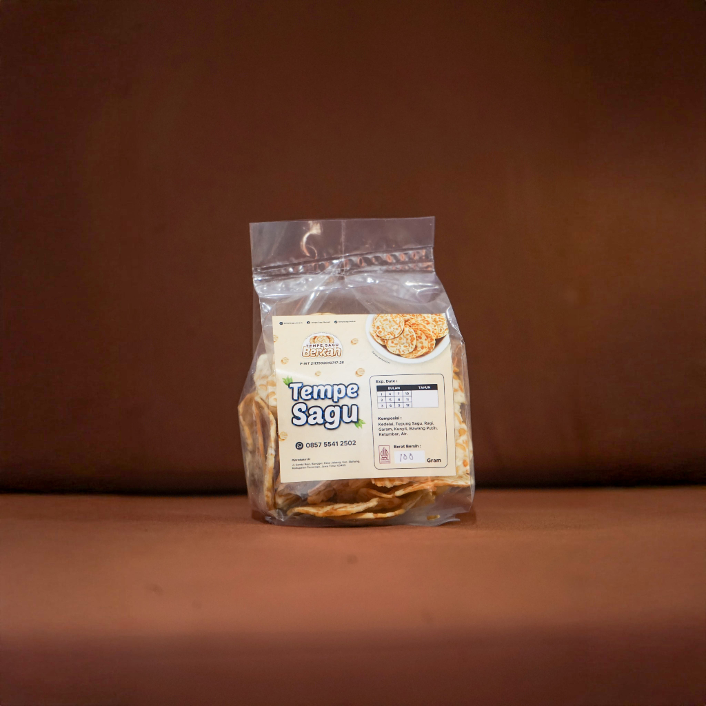 

Tempe Sagu Berkah - Keripik Tempe Sagu - 100 Gram