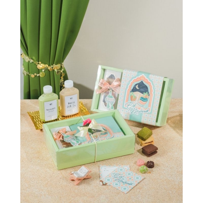 

INSTANT/SAMEDAY SAJA Hampers Cookies Meruto Choko Milk Tea Lebaran Premium Idul Fitri CH