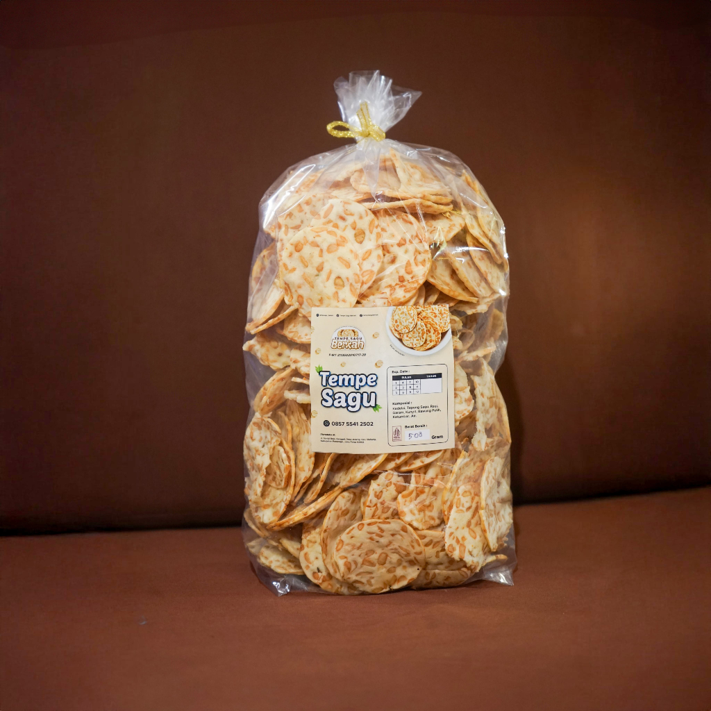 

Tempe Sagu Berkah - Keripik Tempe Sagu - 500 Gram
