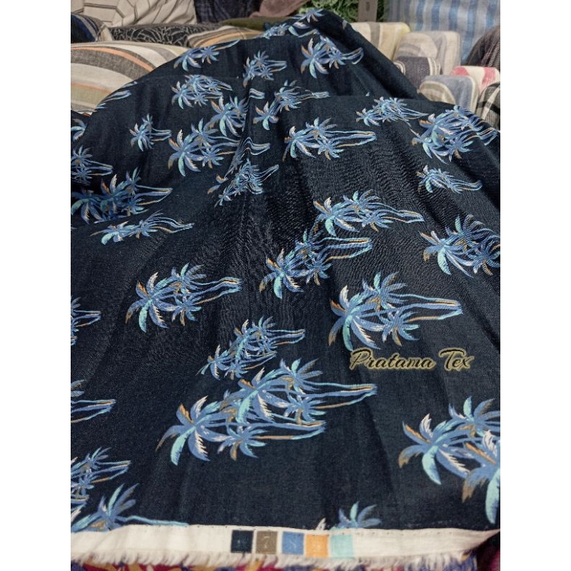 TERBARU Katun Linen Pure /Katun Linen Motif Pure Import