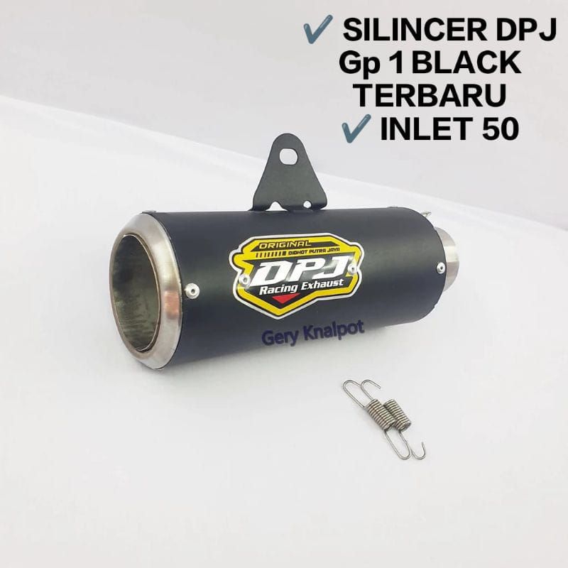 Silincer Knalpot Dpj Gp1 Knalpot Silincer DPJ Gp1 Doft/Black Terbaru Terlaris