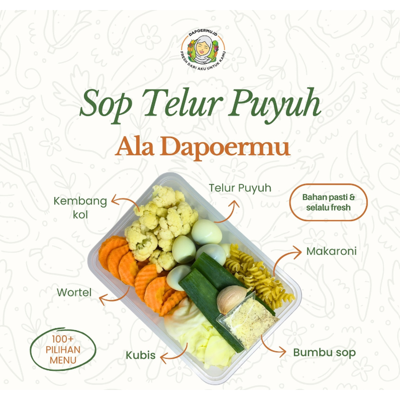 

DAPOERMU.ID Sop Telur Puyuh Dengan Bahan Fresh