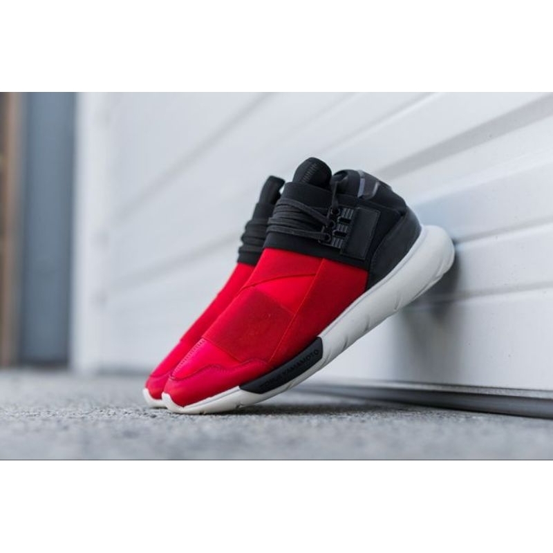 SEPATU ADIDAS Y3 YOHJI YAMAMOTO RED BLACK