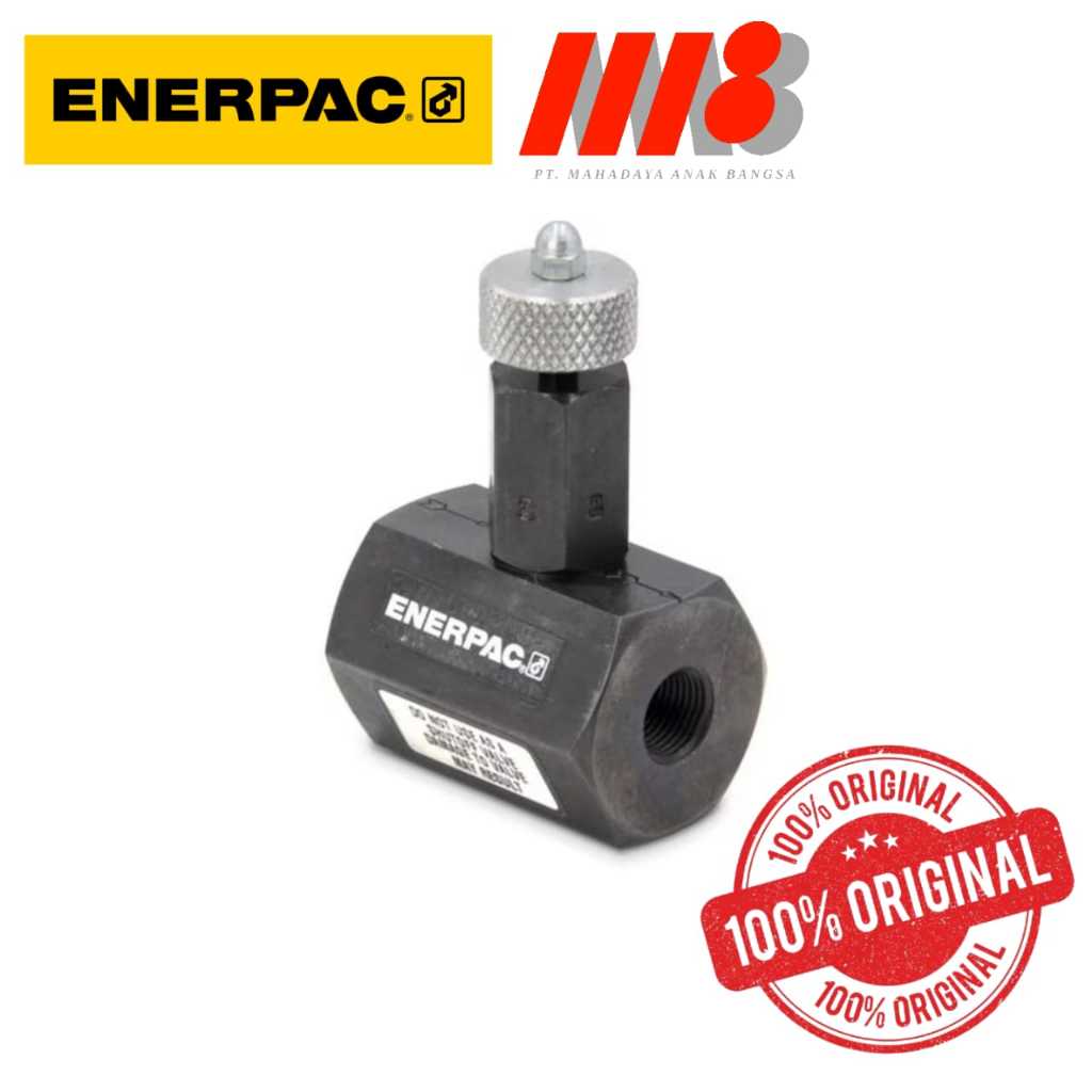 V8F, Needle Valve, 3/8 in NPTF Oil Port, Fine Metering ENERPAC