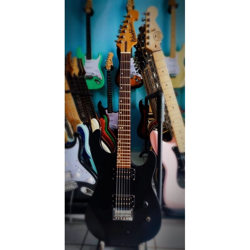Gitar elektrik washburn Bona master copy(second) kondisi baik no minus sudah seting Wenak tinggal jr