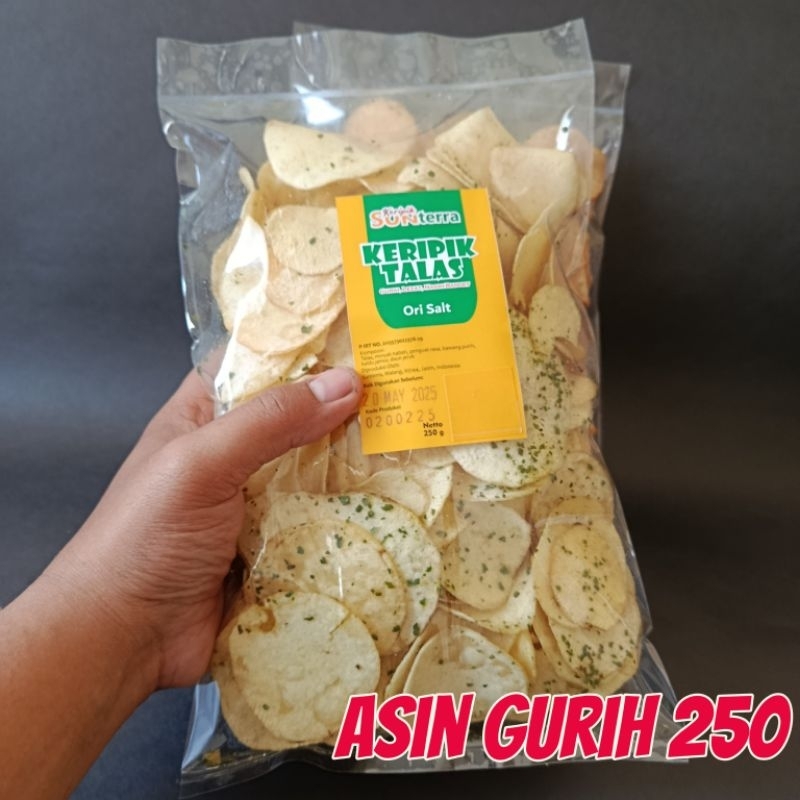 

Keripik Sunterra Talas Asin Gurih 250 gram