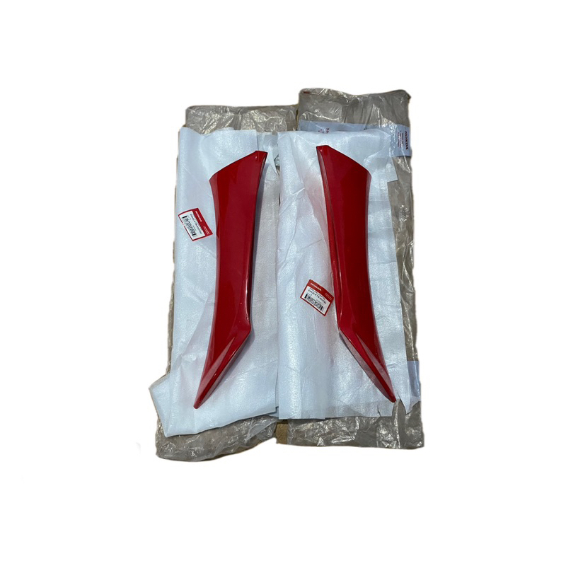 Legshield leg shield sayap luar merah supra x 125 old lama original baru AHM
