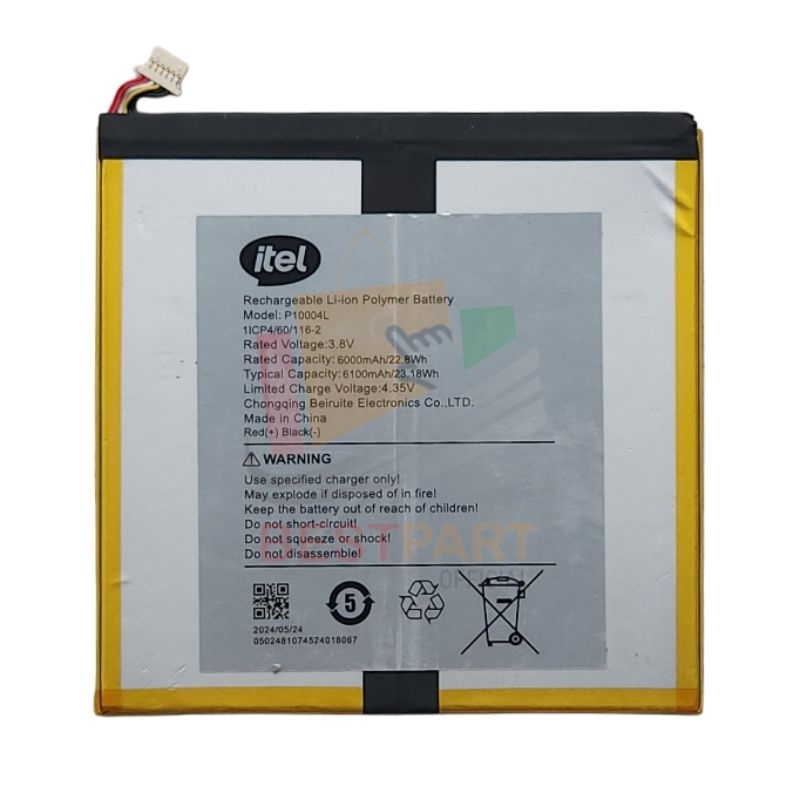 BATRE BATERAI BATTERY For ITEL VISTA TAB 10 P10004L ORIGINAL