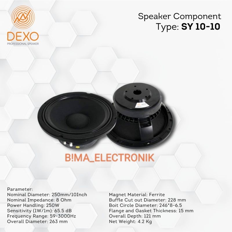 Speker DEXO SY10-10 | Speker Dexo 10 inc