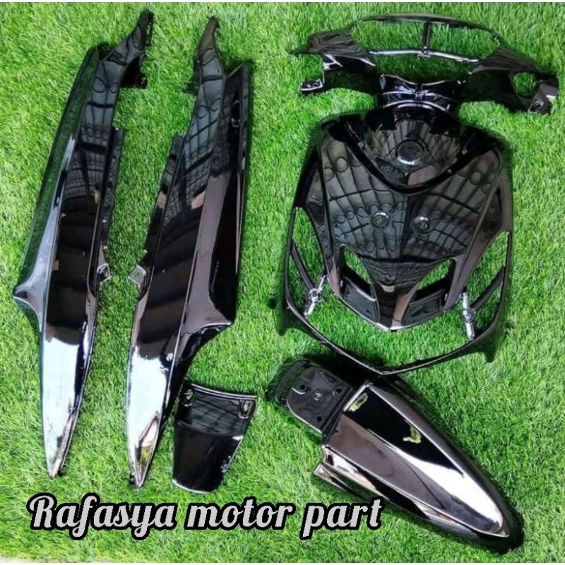 Cover Full Body Yamaha Mio Smile Hitam/Full Body Halus Mio Smile Warna Hitam