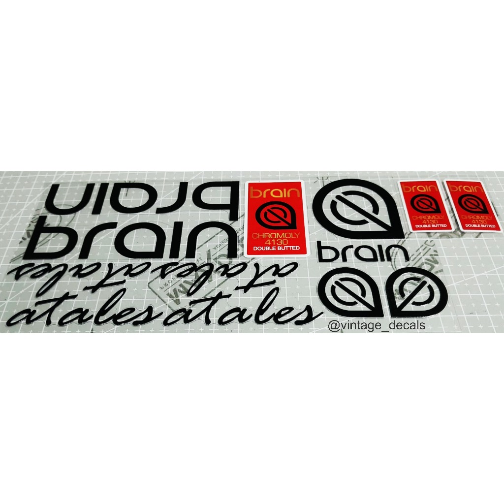decals replacement Brain Atales fixed gear fixie