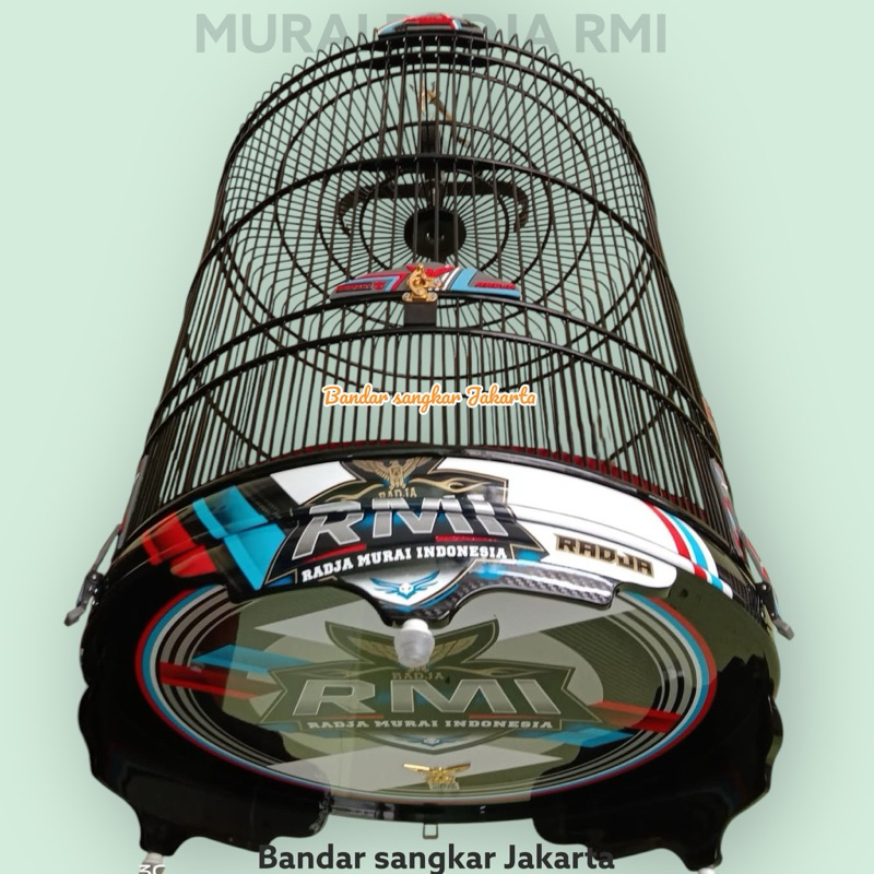 Sangkar kandang murai RADJA pvc decal RMI