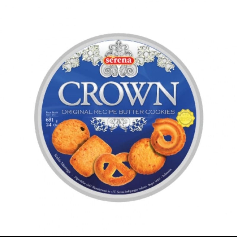 

Serena Crown Butter Cookies