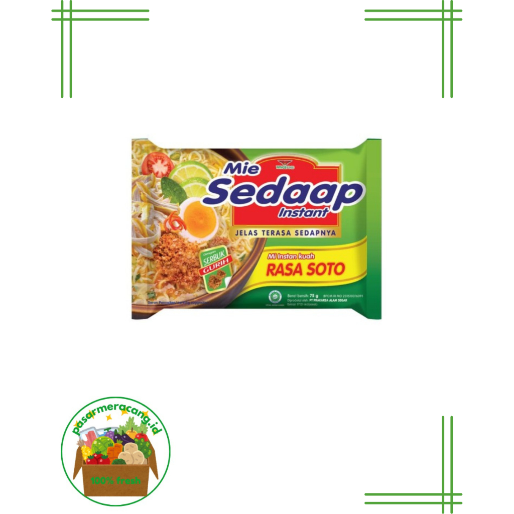 

Sedaap Mie Soto 75 Gr