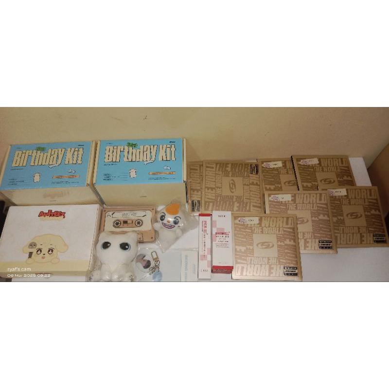 [READ DESC] ATEEZ SEASON GREETING 2025 BDAY KIT FUDUNG CUP CASSETTE LS COVER TYUDEONGI TEEZMON ZZANG