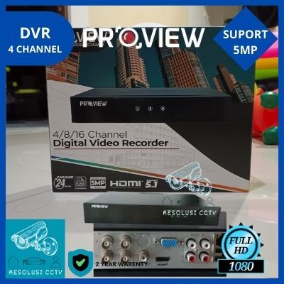 HD DVR Proview 4 Chanel Support 5MP