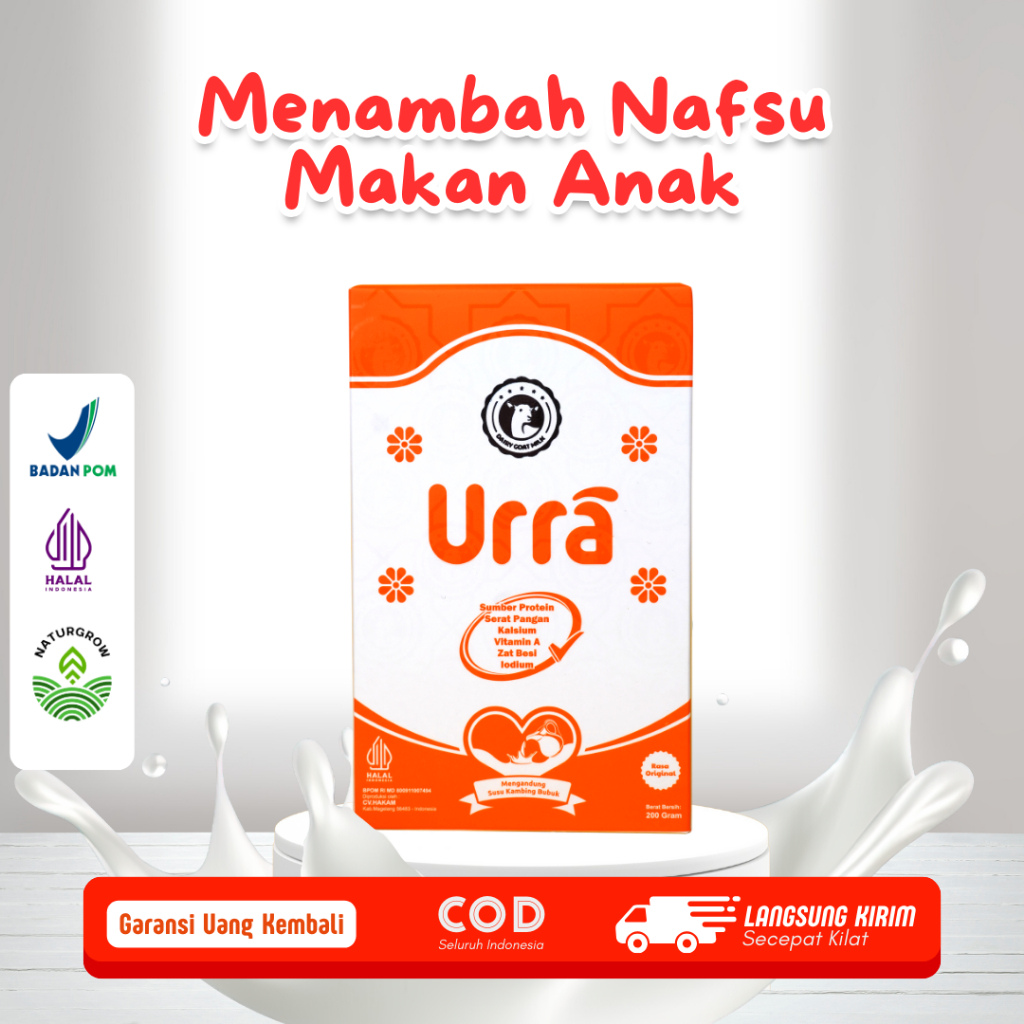 

Susu Urra Susu Kambing Saanen Premium 1 box