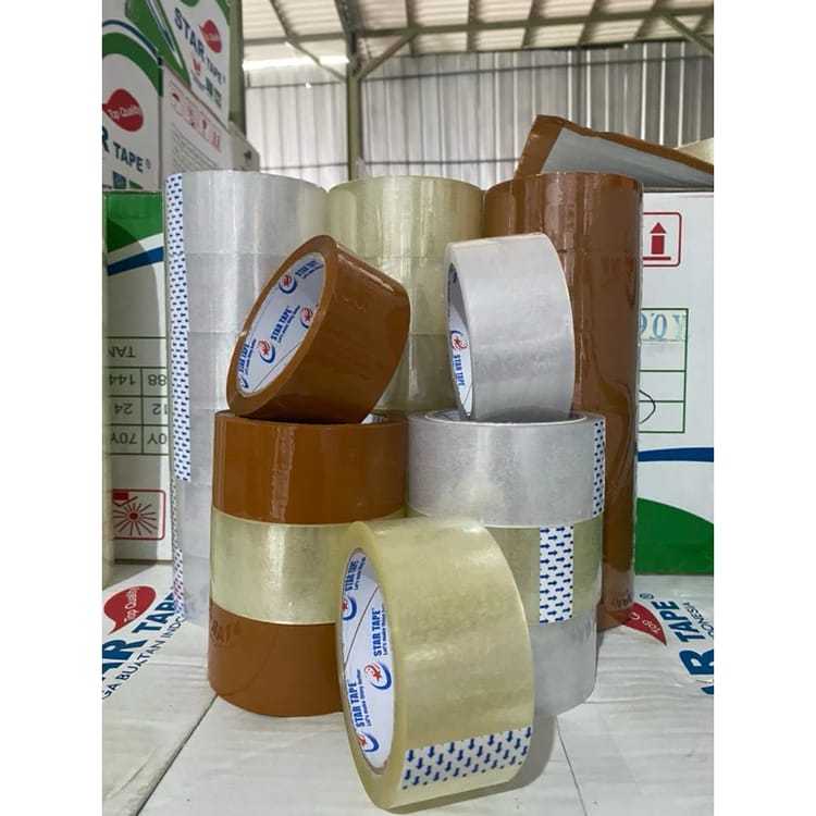 

Lakban Bening Lakban Cokelat MPI Ekomonis 45mm x 100 Yard / Lakban packing murah(GBZ)