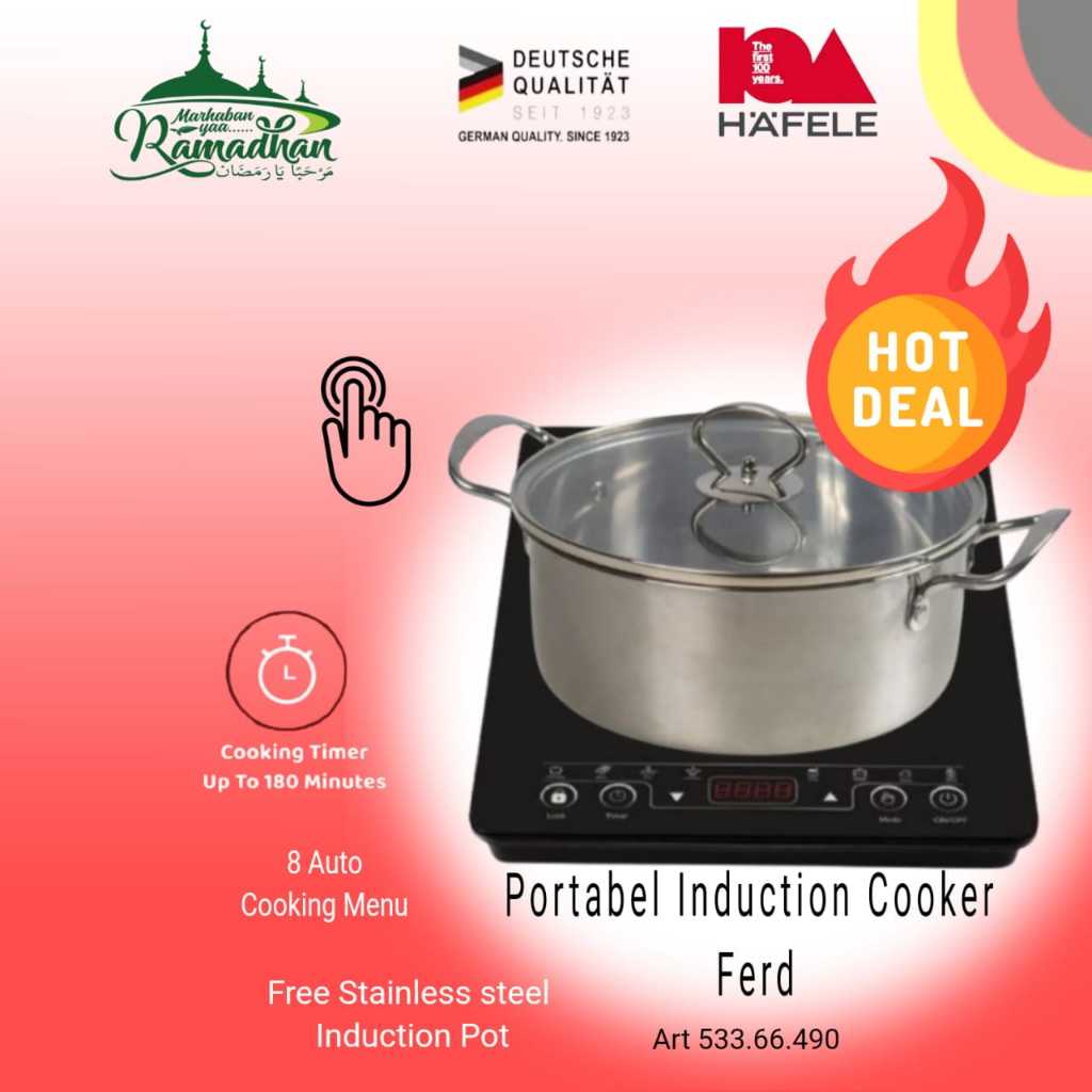 Hafele Kompor Listrik Portable Ferd Series Induction Portable Cooker