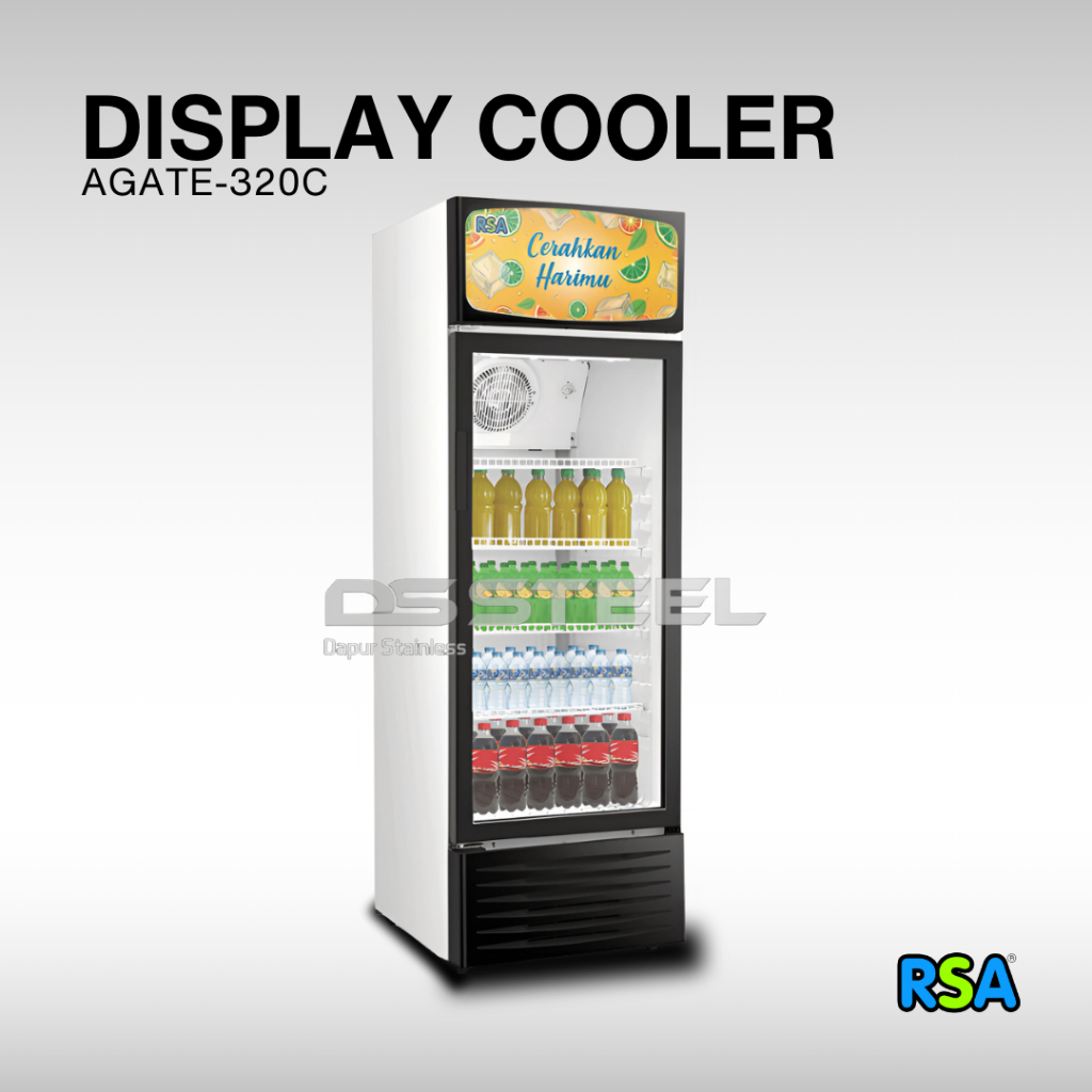 RSA Showcase Display Cooler RSA Agate-320C/Showcase 1Pintu Agate 320 RSA