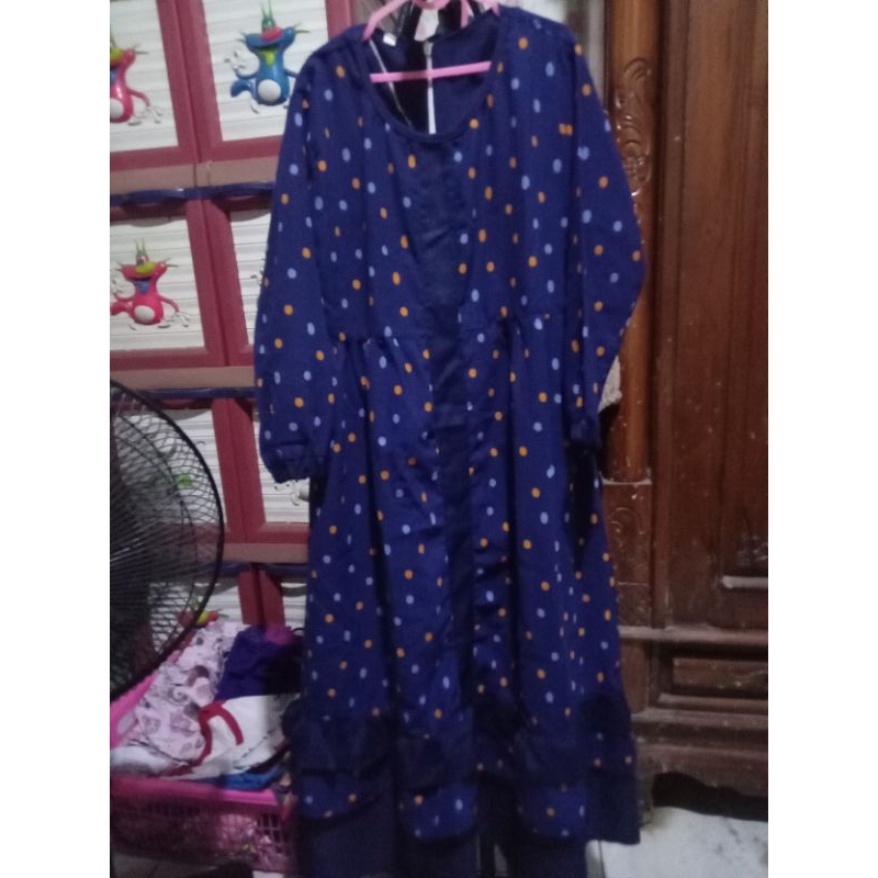 gamis anak perempuan/gamis anak perempuan navy