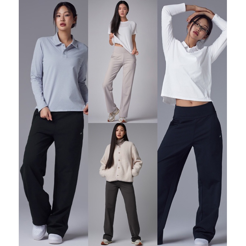 celana panjang wanita / STL women korean CASTEL WARM semi bootcut pants