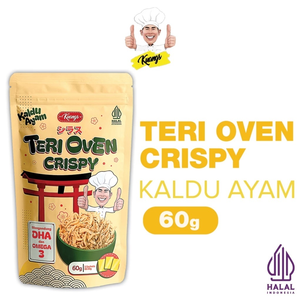 

Ay00! Kuangs Teri Oven Crispy 60gr - Kaldu Ayam