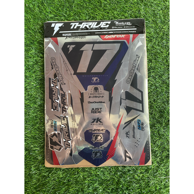 Decal CRF 150 L full body Chrome - Stiker Decal Variasi Honda CRF 150L