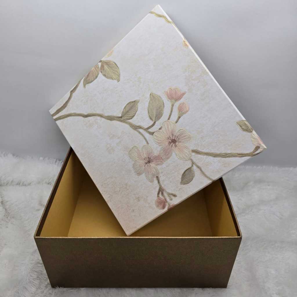 Paket Luar Kota Box Standar 22x22x10cm | Kotak Kue Lapis Legit Hardbox | Hamper Idul Fitri | Imlek |