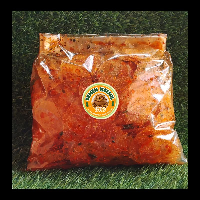 

500 Gram Keripik Kaca Pedas Daun Jeruk Demen Ngemil