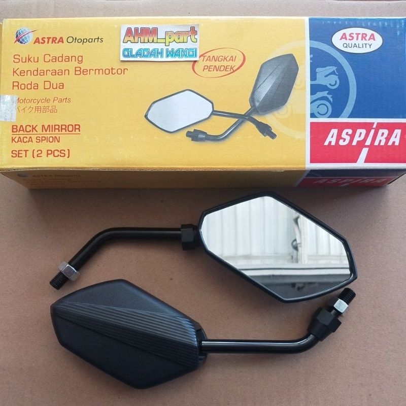 Kaca spion motor YAMAHA ( KOTAK ) vixion mio vega jupiter fiz r 12-BM02-M10BYR ori ASPIRA