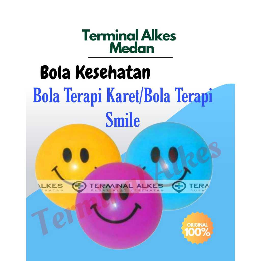 BOLA TERAPI TANGAN/ BOLA KARET SMILE/TERAPI STROKE