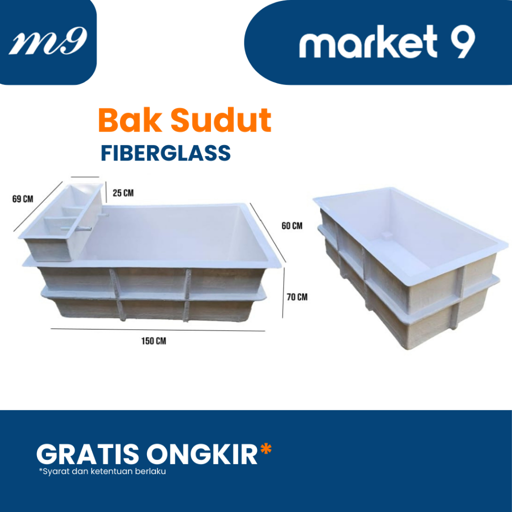 Bak Ikan Fiberglass