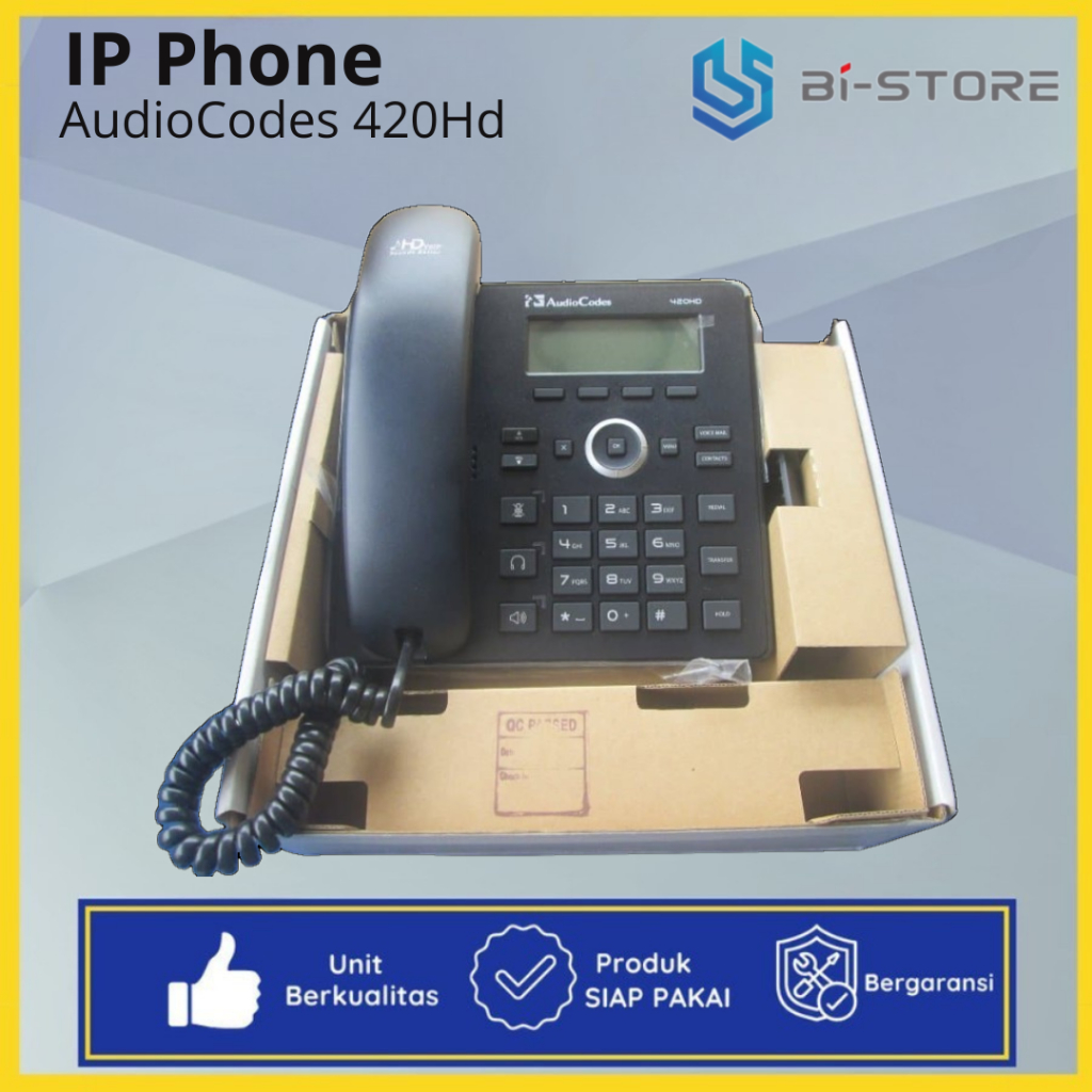 Telepon Voip IP Phone AudioCodes 420HD