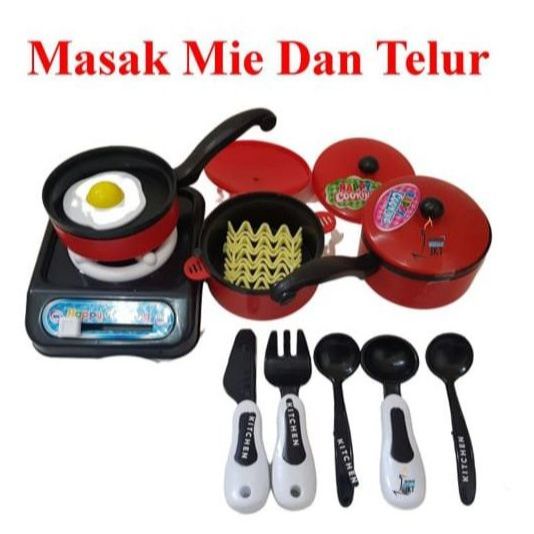 MAINAN ANAK MASAK MASAKAN MIE TELOR / MAINAN ANAK PEREMPUAN MASAK MASAKAN MIE TELOR