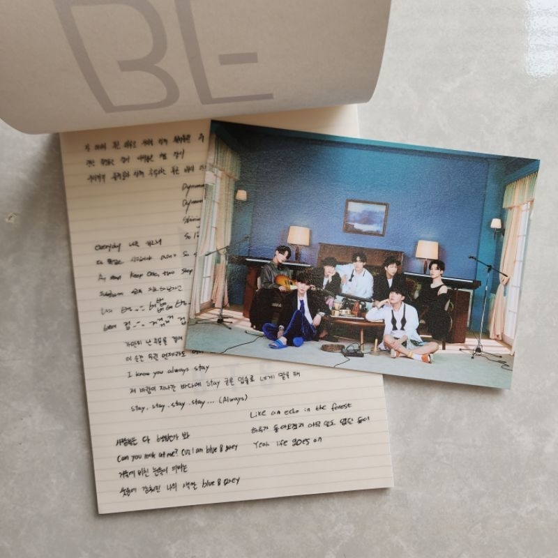 OFFICIAL Weverse Gift BE Album + Postcard Group Unsealed / BE Deluxe