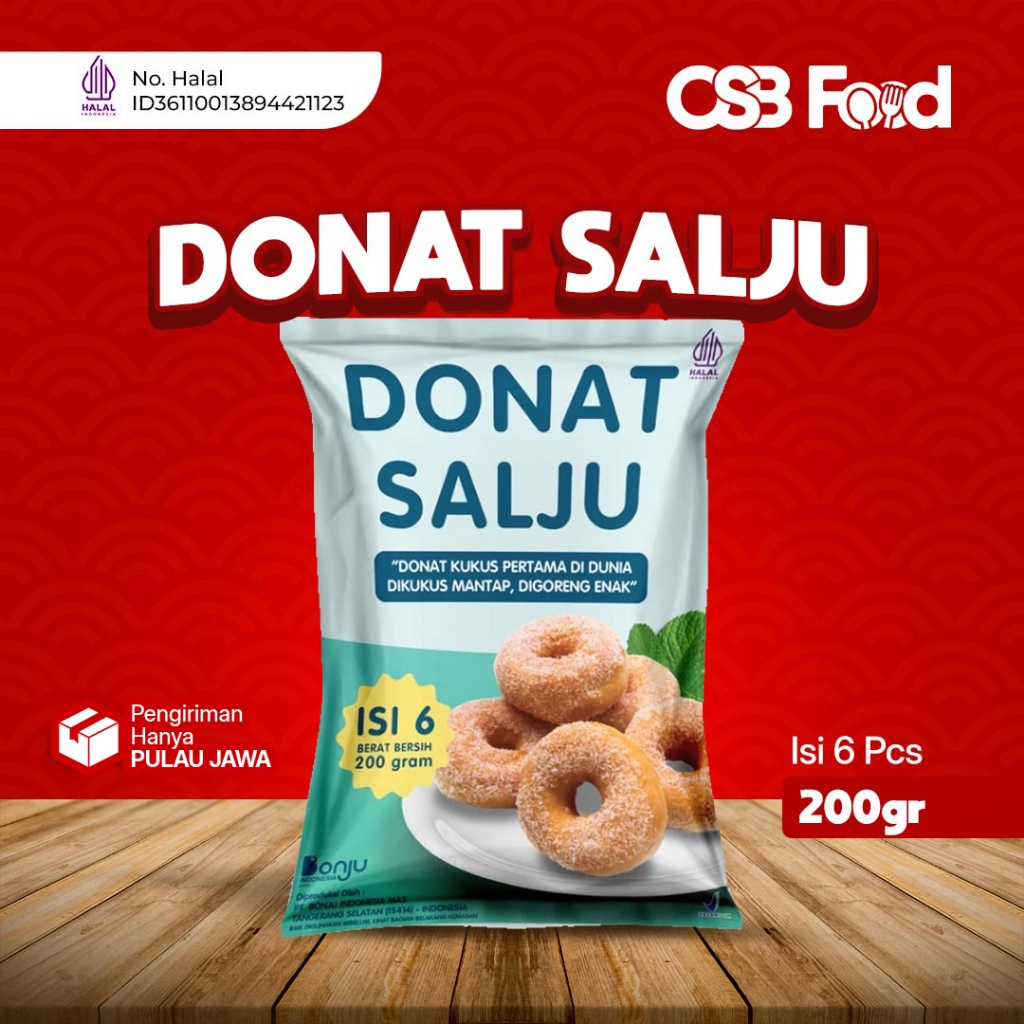 

Donat salju 200gr 6 pcs OSB Food Forzen Halal