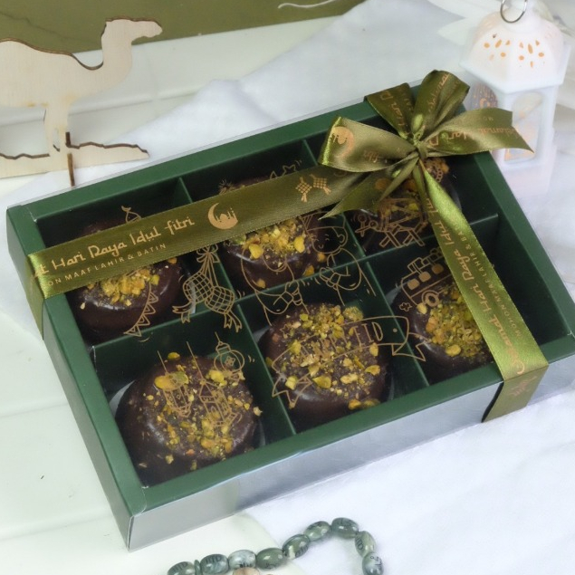 

Hampers Lebaran / Parcel Lebaran / Dubai Chocolate Mini Bombs Kunafa - AL AKLEEMA
