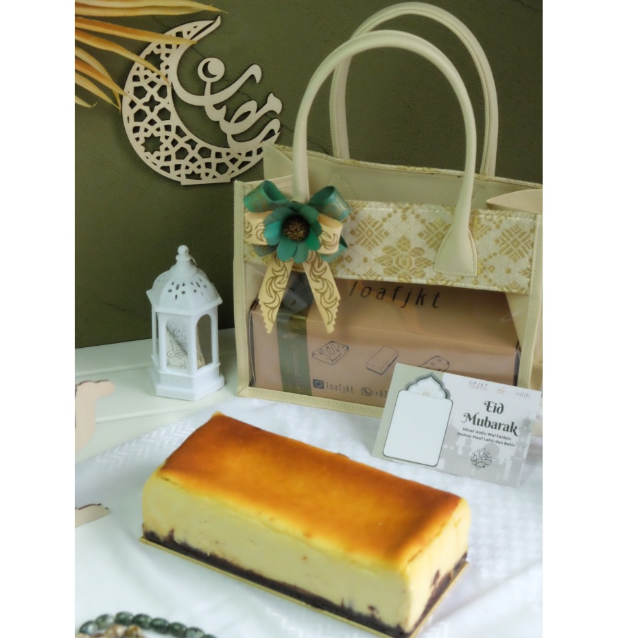 

Hampers Lebaran/Parcel Idul Fitri/Hampers Ramadhan/Burnt Cheesecake Brownie - AL FITRI